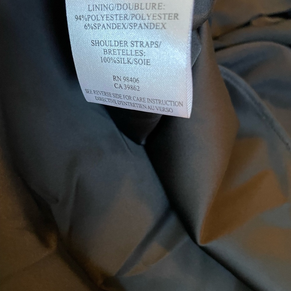 NEW Theory Black Silk Sleeveless V-Neck Mini Dress - Picture 6 of 7